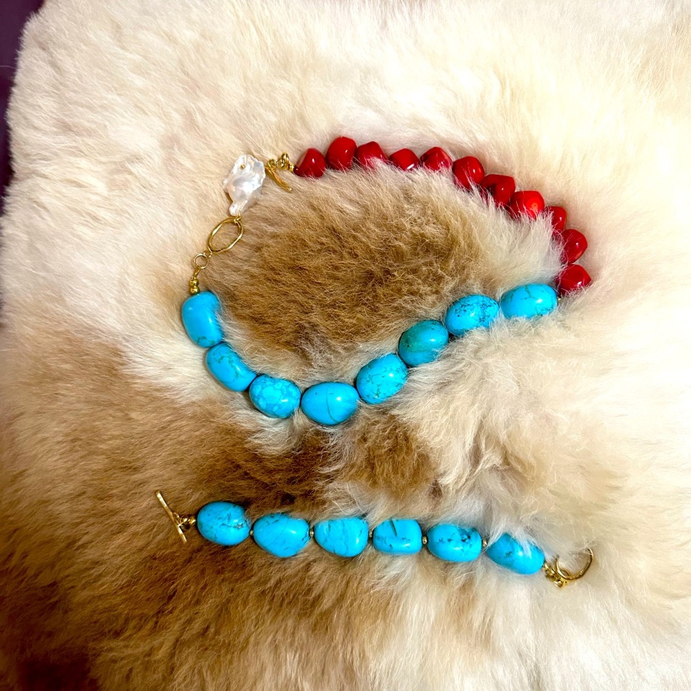 turquoise stones bracelet